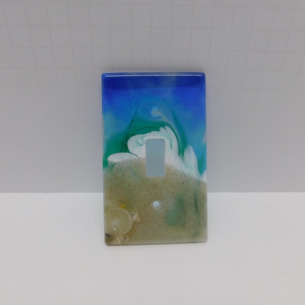 Single Beach Themed Light Switch Cover