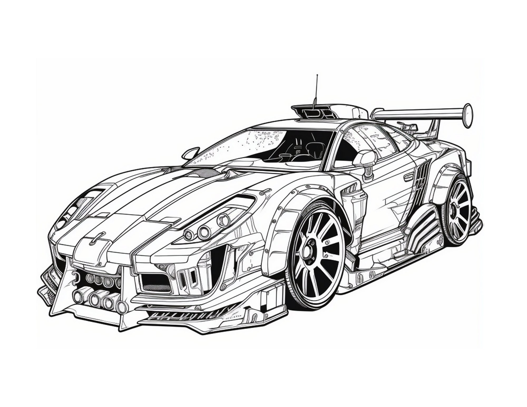 31 Cars Coloring Pages / Digital Download / Printable Coloring Pages ...