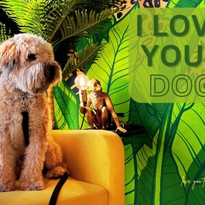 Carte de voeux Wheaten Terrier – Kenny Rogers au Buzzed Wine Bar