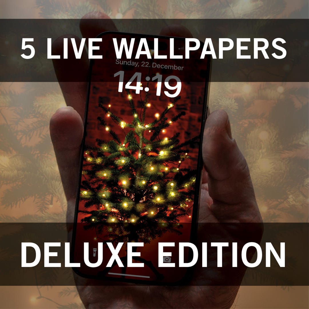 5x Christmas Live Wallpapers – iPhone – Live Background With Candles