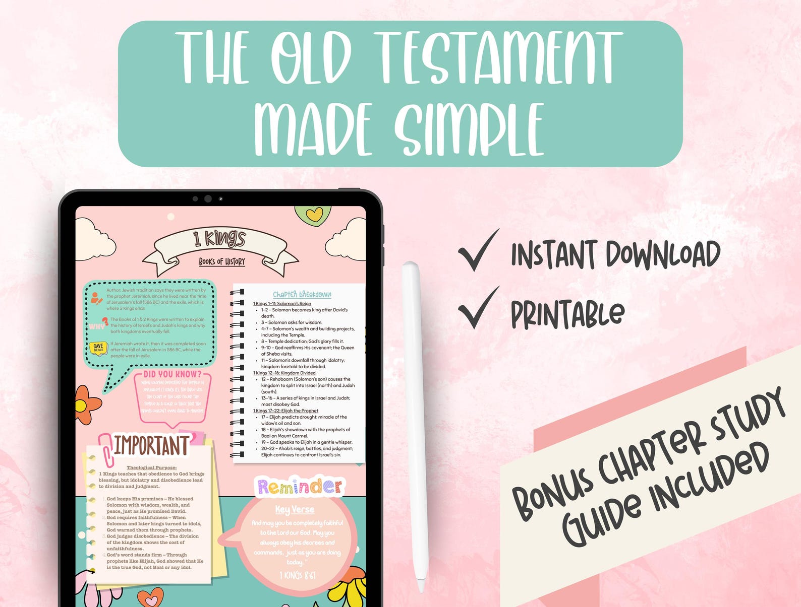 Old Testament Bible Made Simple Book by Book Study, Digital