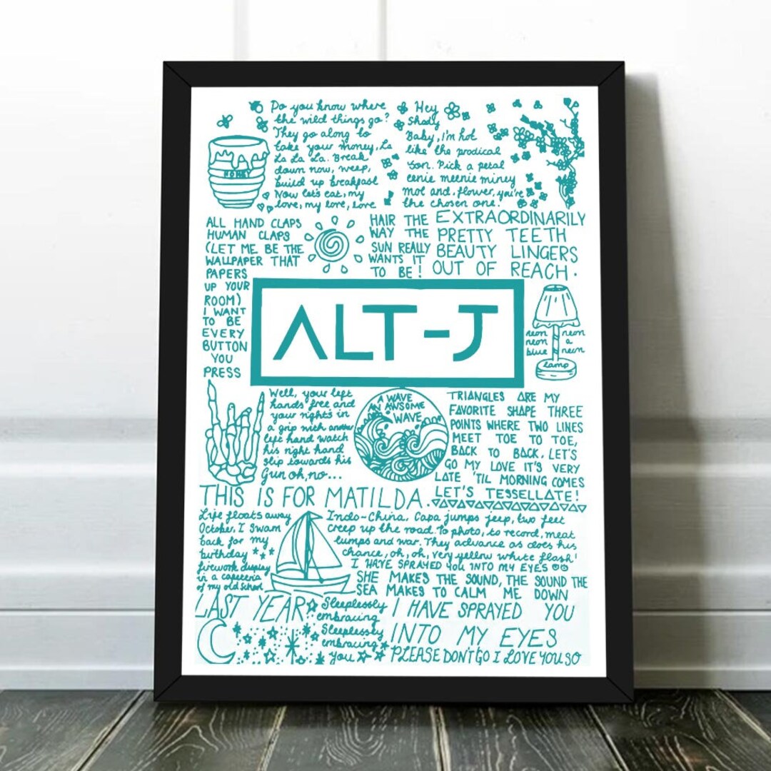 Altj Art Book Canvas Print Altj Album Altj Band Altj Etsy