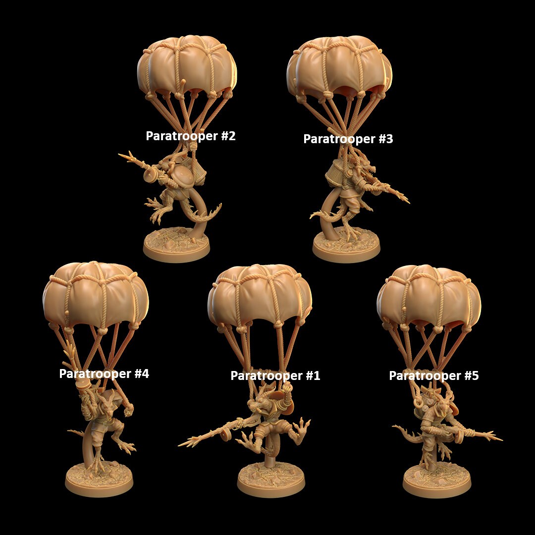 Kobold Paratroopers Dragon Bombers the Dragons War Etsy Canada