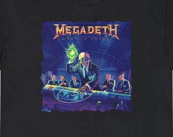 Megadeth Rust in Peace Mustaine Thrash Metal, Music Lover Shirt, Music Shirt, Guitar t shirt, musician t shirt, guitar gift, Musician Gift,