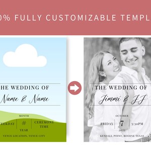 Wedding Binder Template 40+ Pages for Bride, Canva, Printable Editable Template, Wedding Planner Digital Download image 6