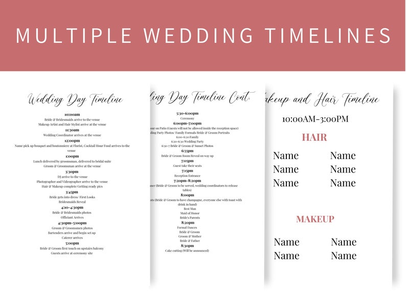 Wedding Binder Template 40 Pages for Bride Canva Printable Etsy