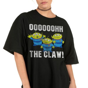 Oooooh The Claw Alien The Claw Distressed Shirt Toy Story Disney Family Tee Great Gift Ideas Men Women