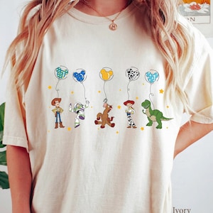 Retro Toy Story Friends Shirt Balloon Shirt Toy Story Characters Shirt Magic Kingdom Tee Great Gift Ideas Men Women
