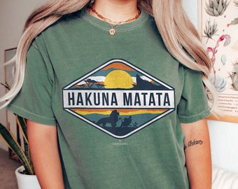 Hakuna Matata Shirt The Lion King T-Shirt Animal Kingdom, Disneyworld Tee, Disney Family Tee Great Gift Ideas Men Women