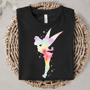 Tinker Bell Pixie Dust Tie Dye Shirt Disney Peter Pan Shirt Great Gift Ideas Men Women
