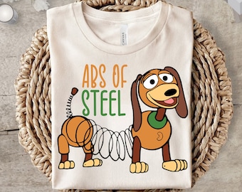 ABS Of Steel Slinky Dog Shirt Toy Story Funny Shirt Great Disney Gift Ideas Men Women