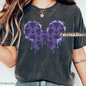 The Haunted Mansion Disney Castle Mickey Icon Shirt Hitchhiking Ghosts Halloween Matching Family Shirt Great Gift Ideas Men Women