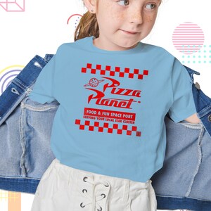 Toy Story Pizza Planet Checkered Logo Shirt Walt Disney World Shirt Gift Ideas Men Women image 4