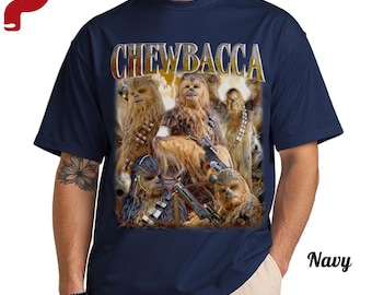 Chewbacca T-Shirt, Star Wars Wookiee Tee, Chewie Vintage 90's Bootleg Star Wars Shirt, Star Wars Fan Gift, Disney Trip Outfits