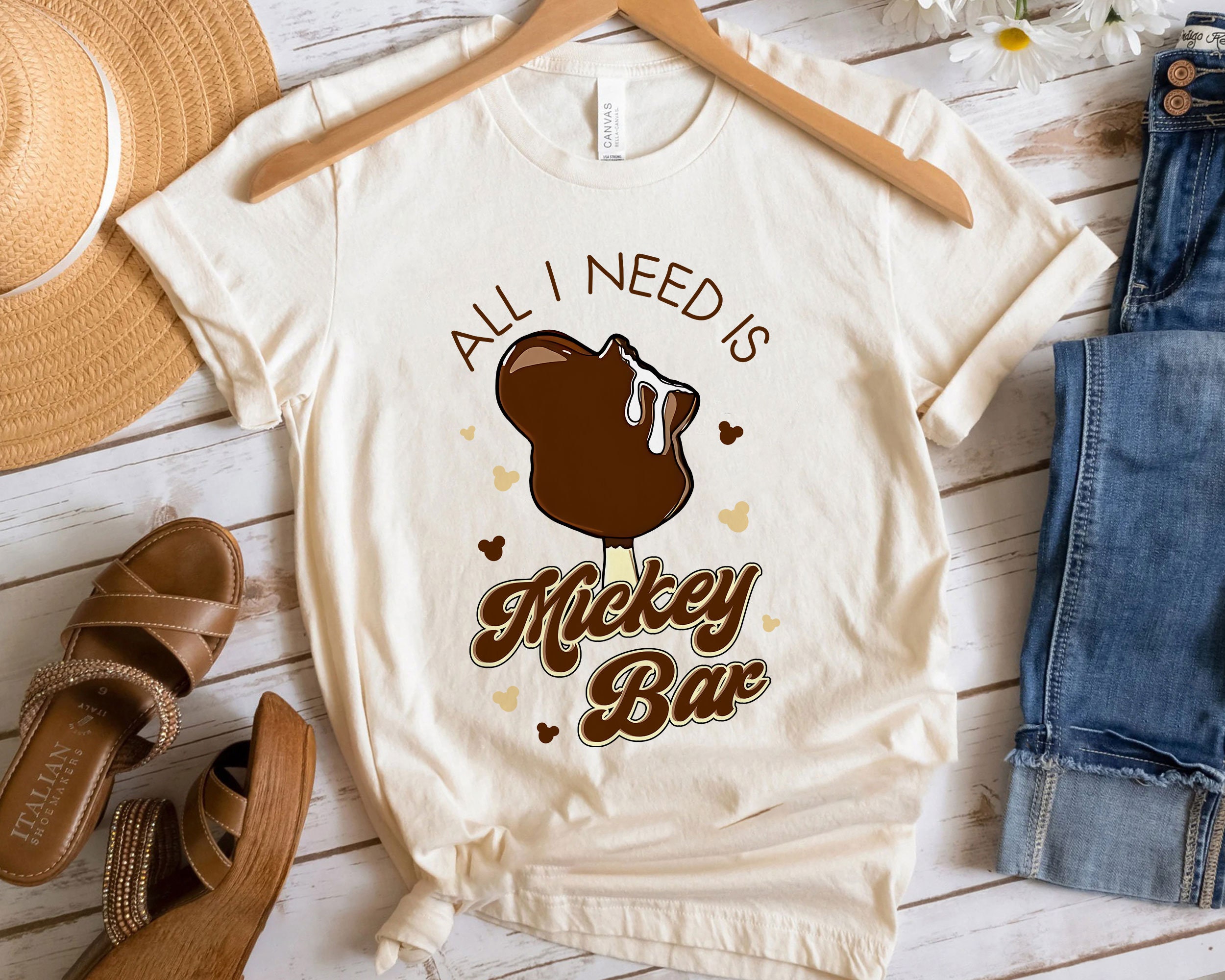 All I Need Is Mickey Bar Retro Food Shirt Family Matching Walt Disney World Shirt Gift Ideas Men Women