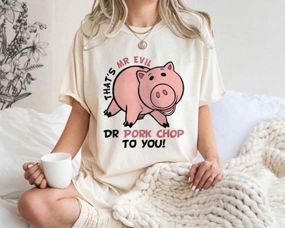 Toy Story Hamm Pig Mr Evil Dr Pork Chop to You Shirt Matching
