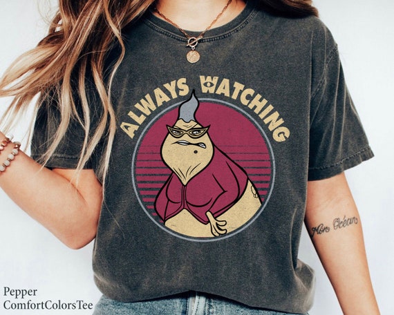 Always Watching Monsters Inc Roz Vintage Retro Shirt Walt Disney World  Shirt Gift Ideas Men Women - Etsy