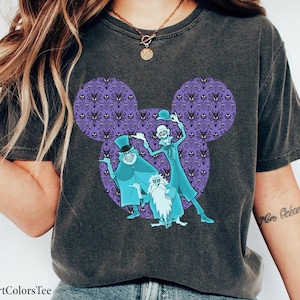 Amazing Retro Haunted Mansion Shirt Hitchhiking Ghosts Mickey Ears Shirt Disney | Group Halloween Matching Costume Trick Or Treat Great Gift