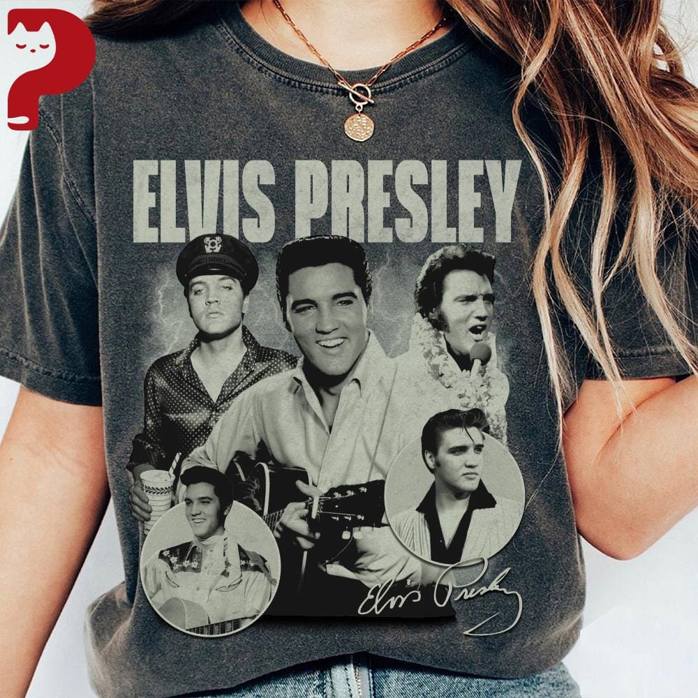 Vintage 90s Elvis Presley Postage Stamp 50/50 USA Made 1992