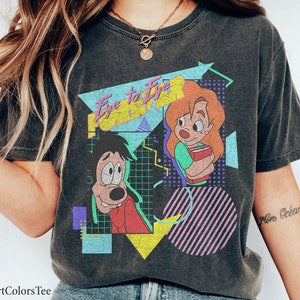 Goofy Movie Max and Roxanne Eye To Eye Shirt | Disney World Tee | Perfect Gift for Men & Women