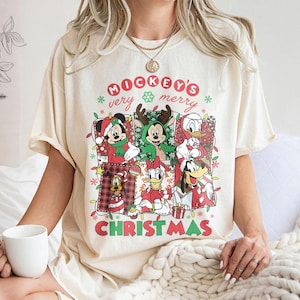 Mickey&#39;s Very Merry Christmas Party 2025 Shirt, Disney Santa Mickey And Minnie Custom Tee, Disneyland Vacation Family Matching Trip Gift
