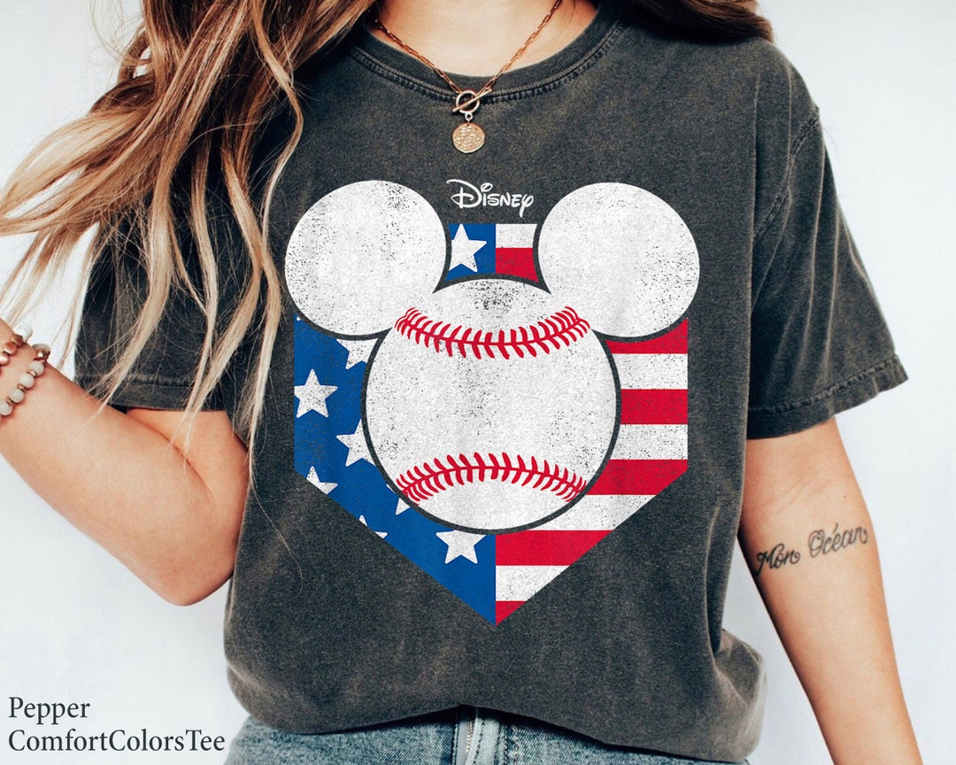 Mickey Baseball Diamond Shirt Family Matching Walt Disney World Shirt