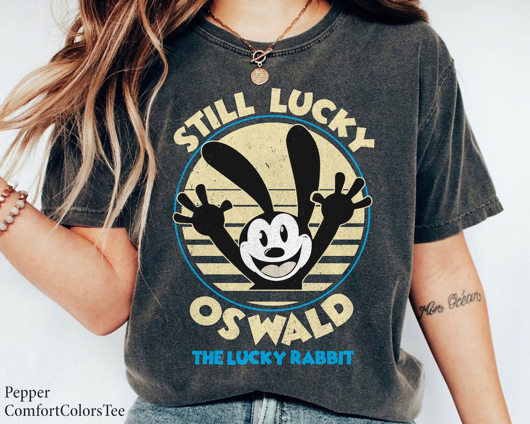 Still Lucky Oswald the Lucky Rabbit Vintage Retro Shirt Disney Family