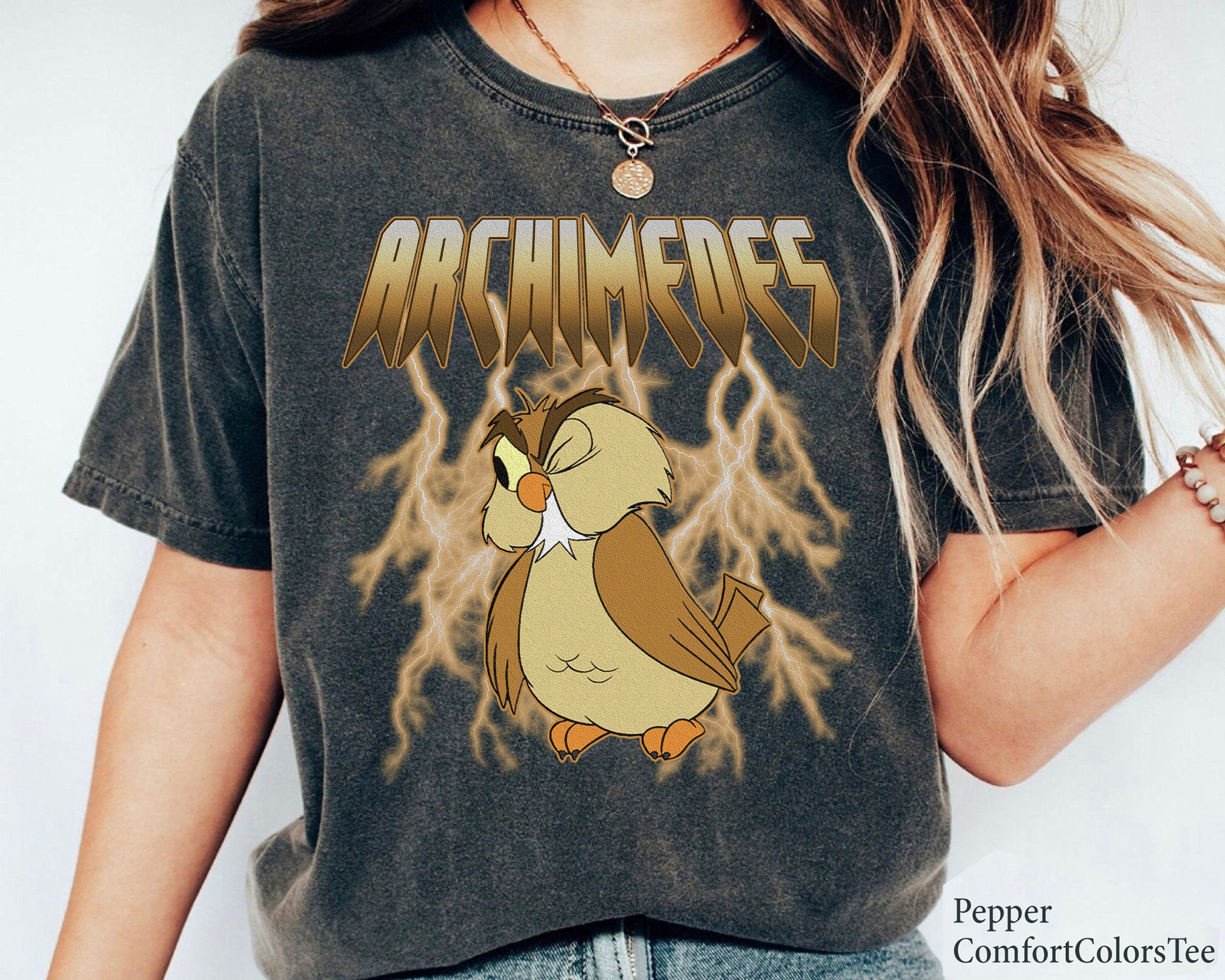 Archimedes The Sword In The Stone Metal Rock Shirt Family Matching Walt Disney World Shirt Gift Ideas Men Women