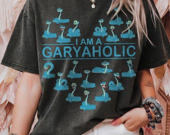 Camiseta "Soy un Garyaholic", camiseta de serpiente de Zootopia, regalo para amantes de las serpientes de Disney, camiseta de animales de Zootopia