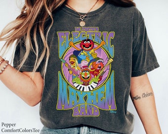 The Muppets Dr Teeth's Electric Mayhem Band Shirt Walt Disney World Shirt Gift Ideas Men Women