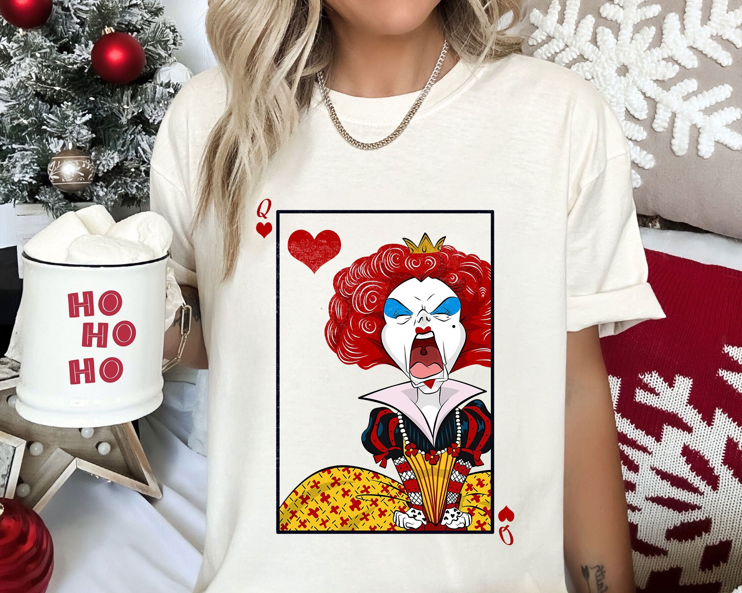 The Queen of Hearts Alice in Wonderland Halloween Costume Shirt Family ...