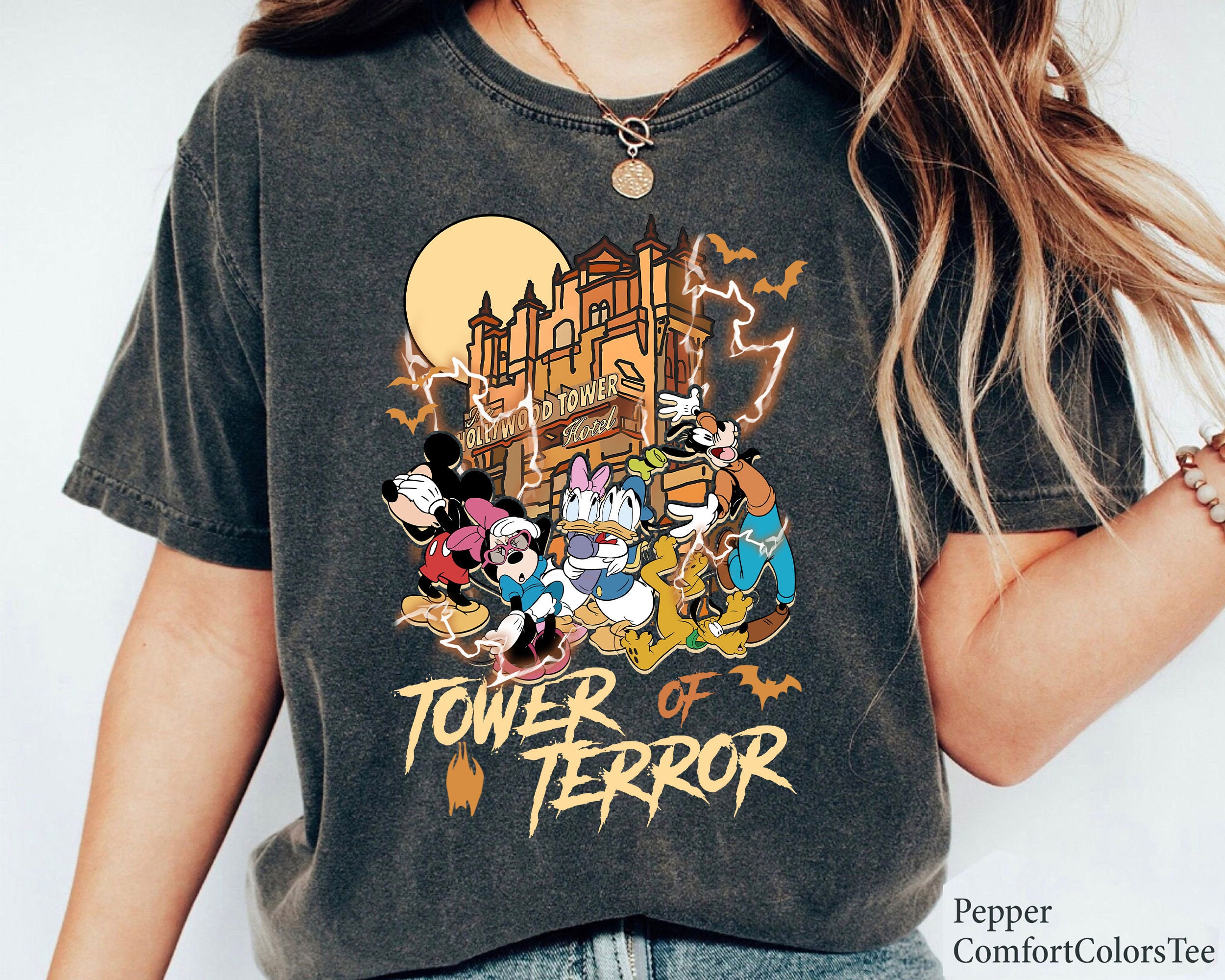 Tower Of Terror Mickey And Friends Disney Trip Shirt Family Matching Walt Disney World Shirt Gift Ideas Men Women
