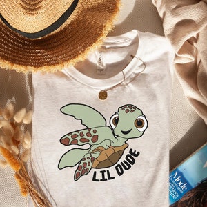 Lil Dude, Dude Father And Son Shirt, Disney Finding Nemo Shirt Gift for Father's Day image 4