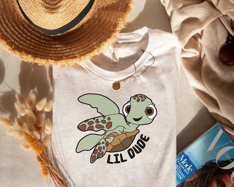 Lil Dude, Dude Father And Son Shirt, Disney Finding Nemo Shirt Gift for Father's Day image 4