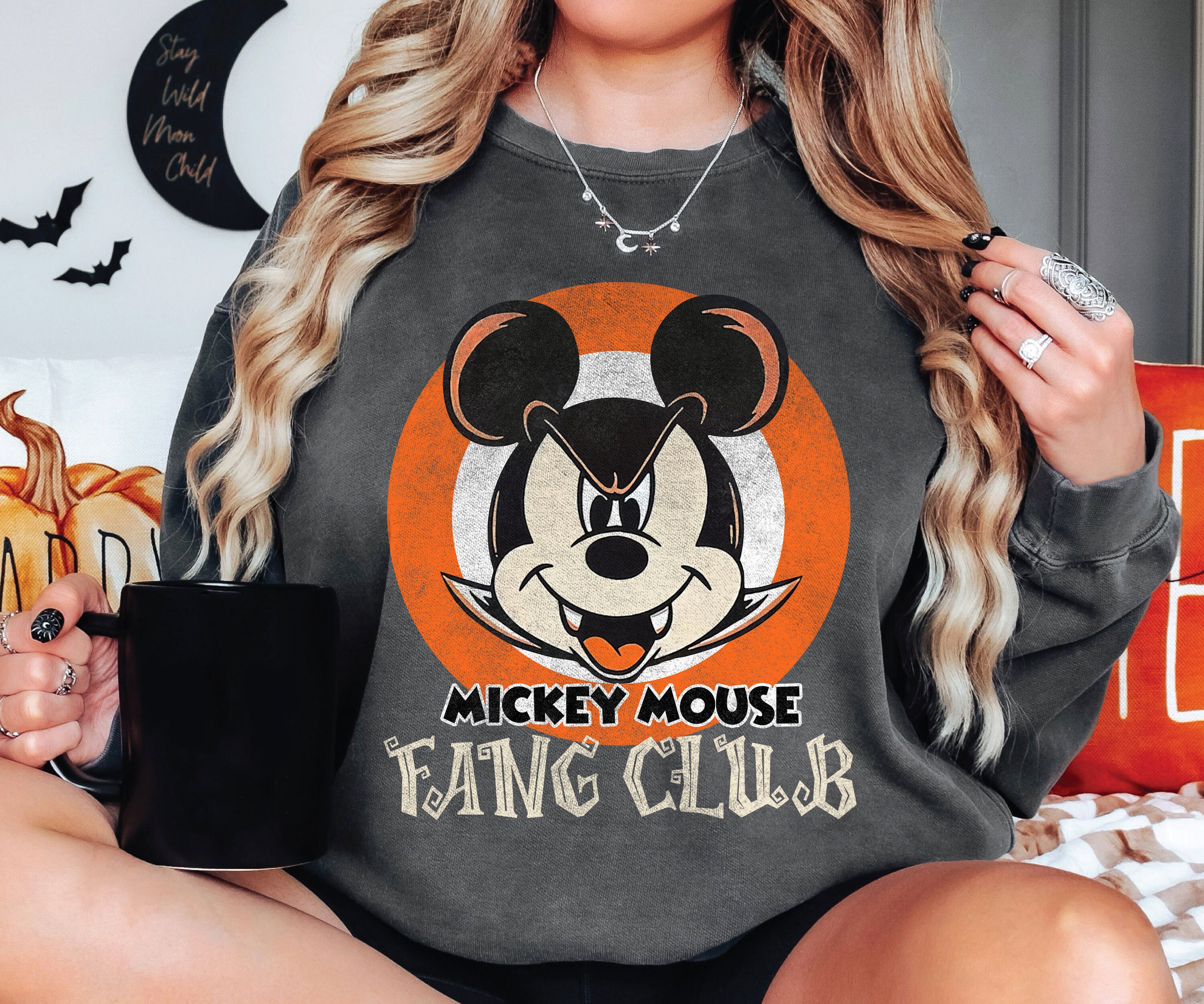 Fang Club Mickey Mouse Halloween Shirt Vampire Mickey's Not so Scary  Halloween Party Walt Disney World Shirt Gift Ideas - Etsy
