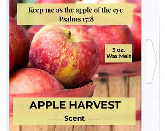 Apple Harvest Scented Apple Picking Wax Melt/Tart: (3 oz.)