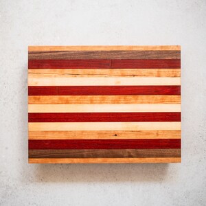 Wood Cutting Board | Medium Serving Board | Modern| Gift for Weddings, Housewarming, Birthday