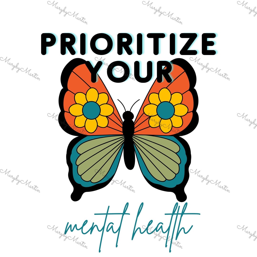 Mental Health Png, Prioritize Your Mental Health, Self Love Png ...
