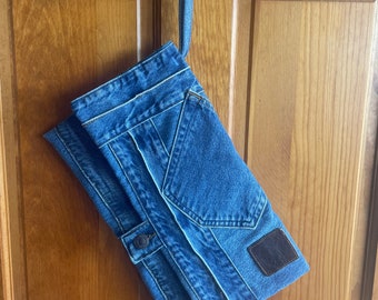 GAP Upcycled Denim Wristlet