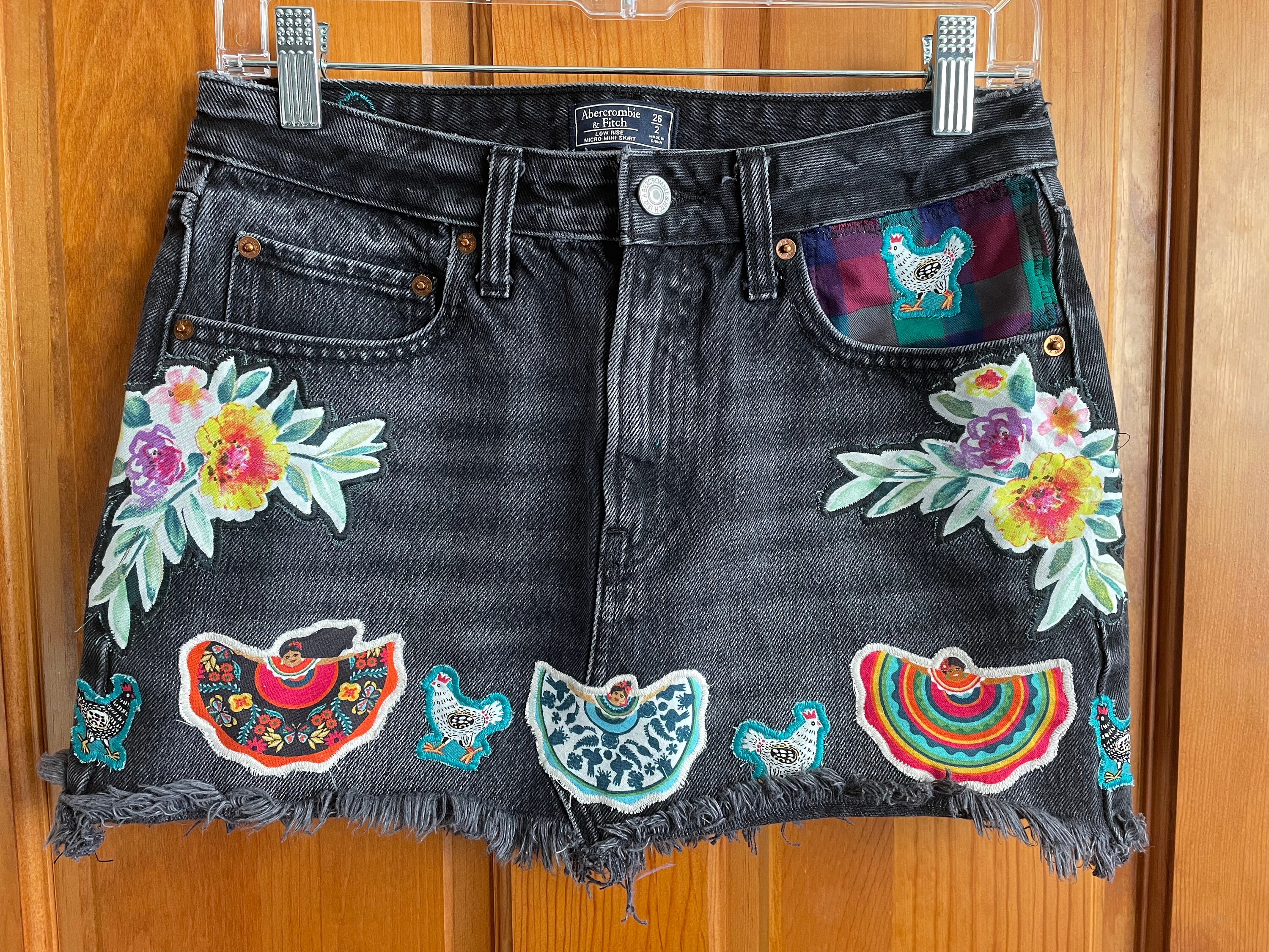 Abercrombie micro top mini skirt