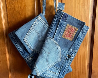 Upcycled Levi’s Denim Clutches