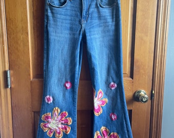 Upcycled Groovy Bell Bottoms