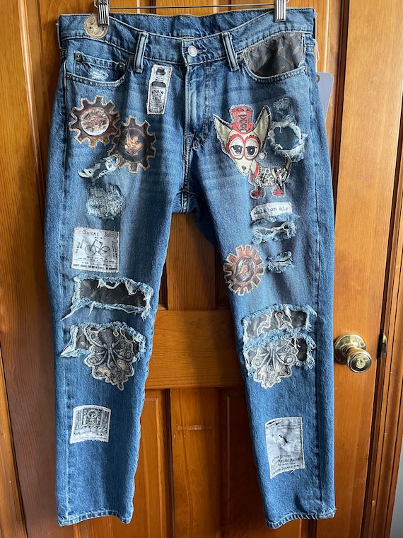 Abercrombie clearance destroyed jeans