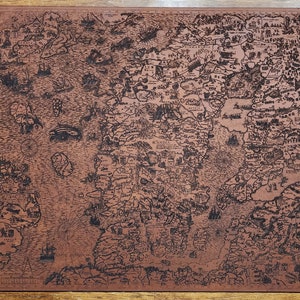 Map of the Sea - Leather