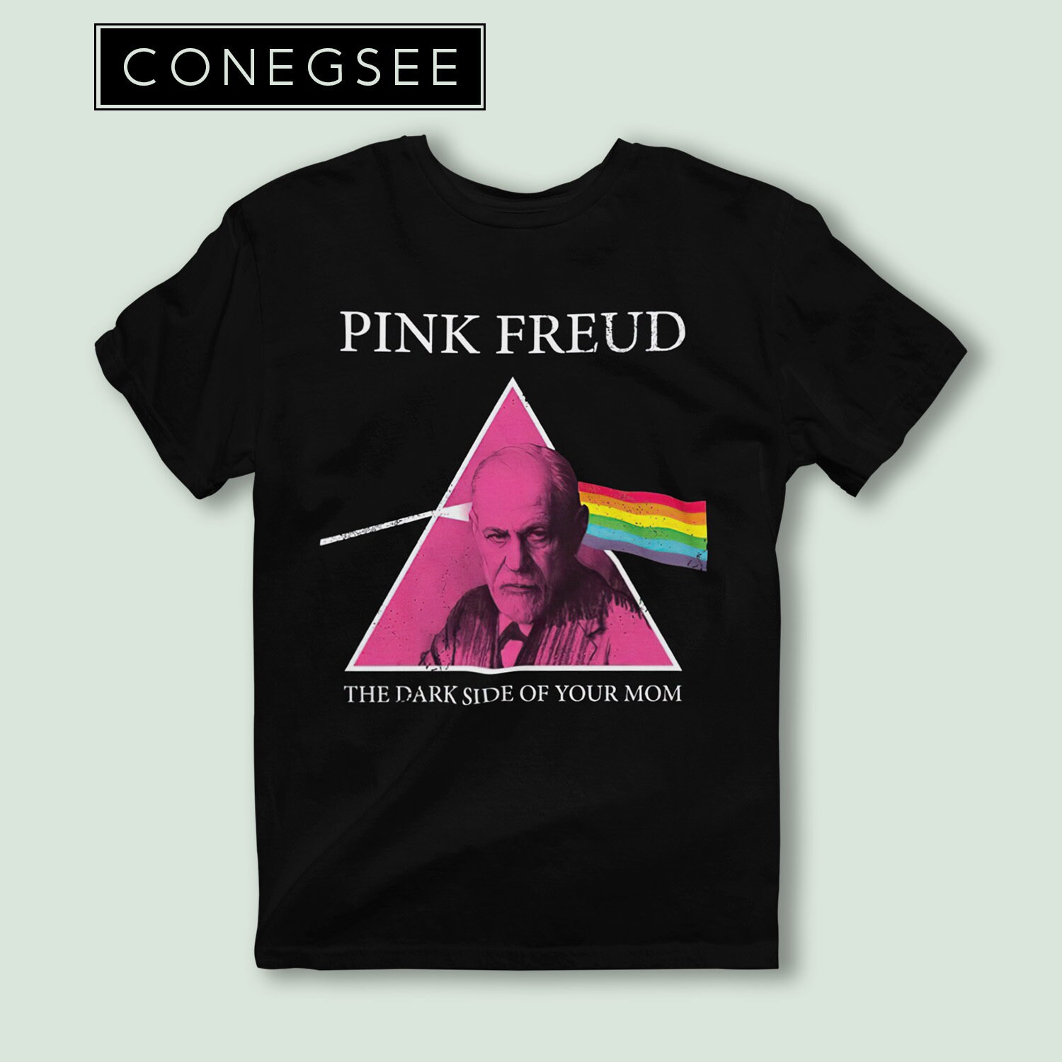 Vintage Pink Freud Dark Side of Your Mom Unisex T shirt Awesome for Music Fan Shirt Etsy Ireland