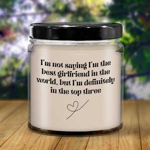 Best girlfriend, friend candle, girlfriend candle gift, unique candle, fun gift, love, friendship