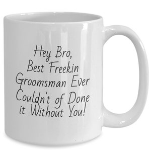 Groom Mug, Bridal Gift, Groom Coffee Mug, Groomsman gift, Wedding Party Gift, Bridal Party Gift