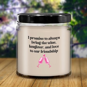 Best girlfriend, candle, candle gift, unique candle, fun gift, love, friendship