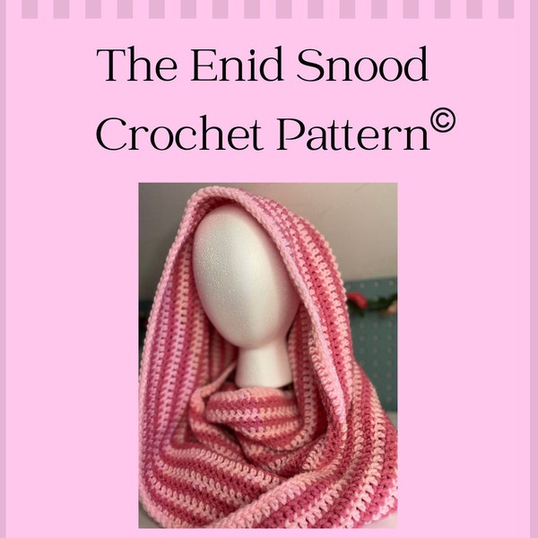 Le modèle de crochet Enid Snood