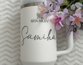 Personalized Name Vinyl Decal for 40oz Tumbler | Water Cup Custom Vinyl Sticker | Tumbler Decal | Water Bottle Name Sticker Decal